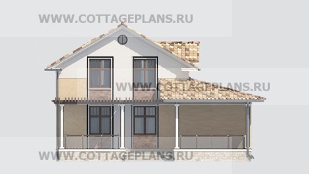 Фасады проект дома 15-07 общ. площадь 184,65 м2