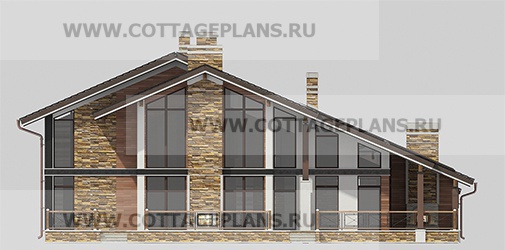 Фасады проект дома 201-53 общ. площадь 579,60 м2