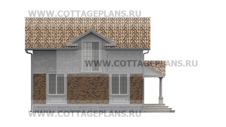 Фасады проект дома 15-96 общ. площадь 120,15 м2