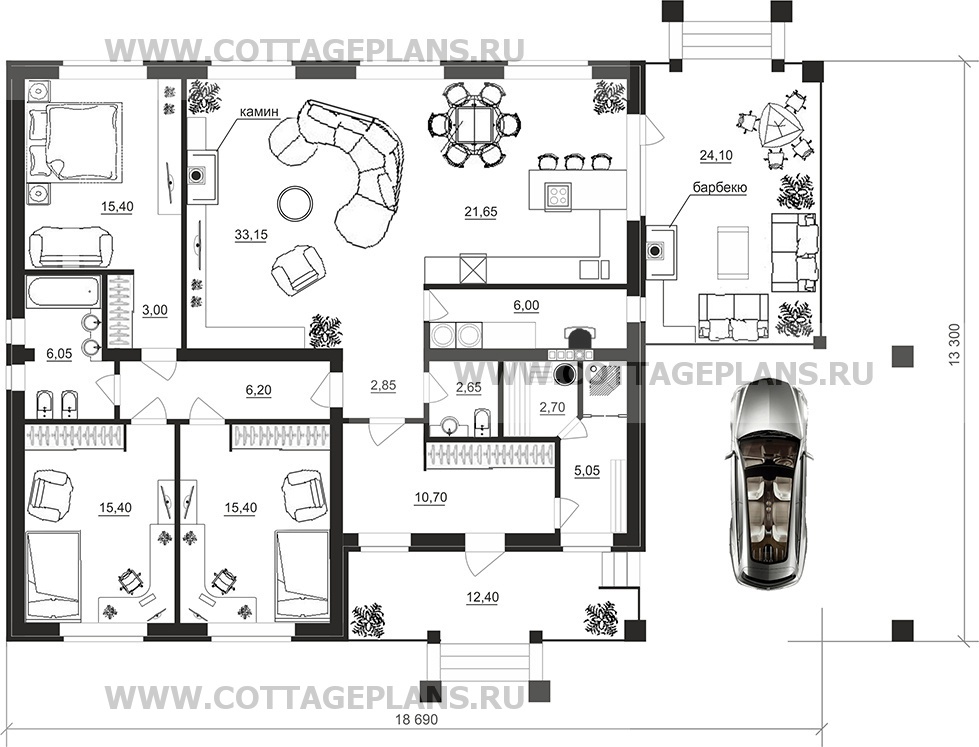 Поэтажные планы проект дома 90-13 общ. площадь 146,50м2