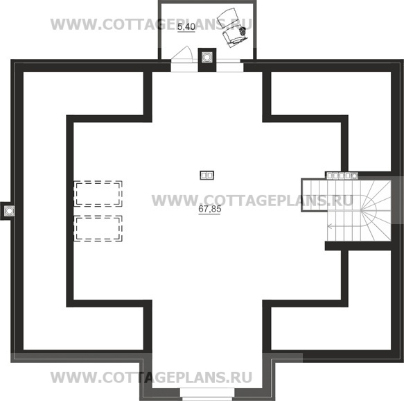 Поэтажные планы проект дома 92-88 общ. площадь 342,80 м2