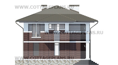 Фасады проект дома 29-87 общ. площадь 202,45 м2