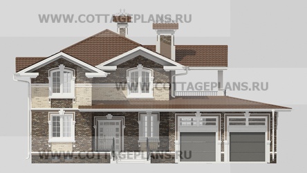 Фасады проект дома 23-78 общ. площадь 218,45 м2