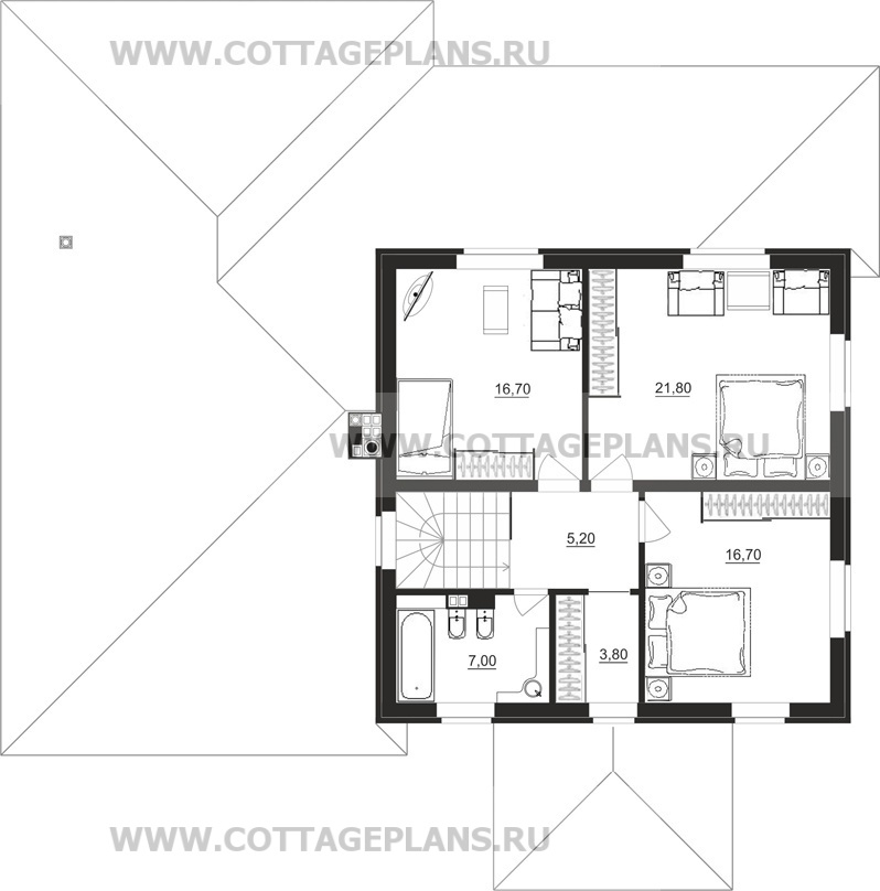 Поэтажные планы проект дома 20-58 общ. площадь 411,45 м2