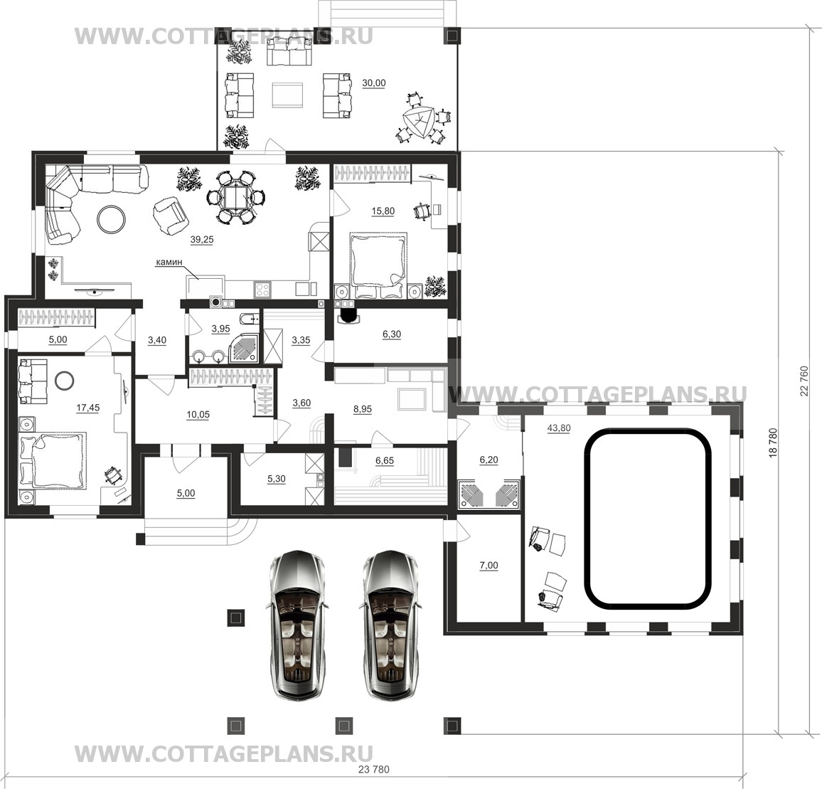 Поэтажные планы проект дома 13-42 общ. площадь 186,05 м2