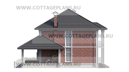 Фасады проект дома 76-12 общ. площадь 272,65 м2