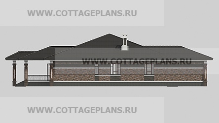 Фасады проект дома 07-06 общ. площадь 335,30м2