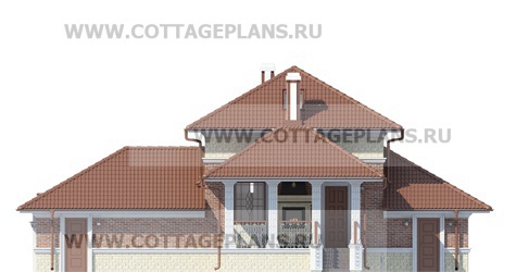 Фасады проект дома 74-05 общ. площадь 117,70 м2