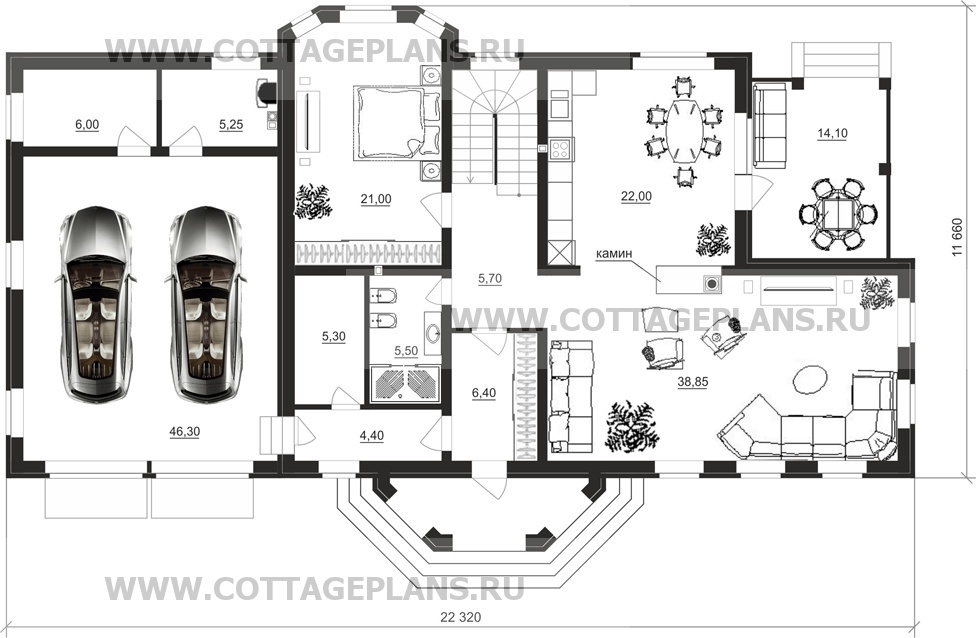 Поэтажные планы проект дома 20-02 общ. площадь 206,42 м2