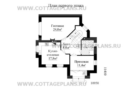 Поэтажные планы проект дома 31-64 общ. площадь 129,6м2