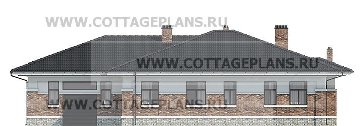 Фасады проект дома 28-61 общ. площадь 362,15 м2