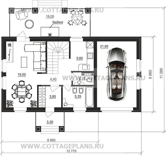 Поэтажные планы проект дома 76-85 общ. площадь 145,80 м2