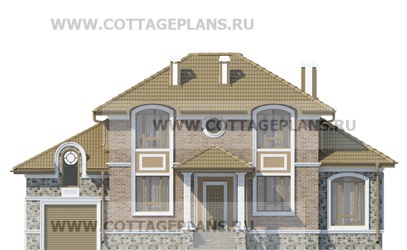Фасады проект дома 71-40 общ. площадь 276,40 м2