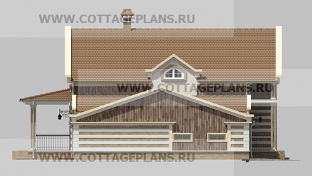 Фасады проект дома 16-58 общ. площадь 314,45 м2