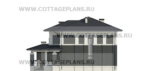 Фасады проект дома 202-53 общ. площадь 349,15 м2