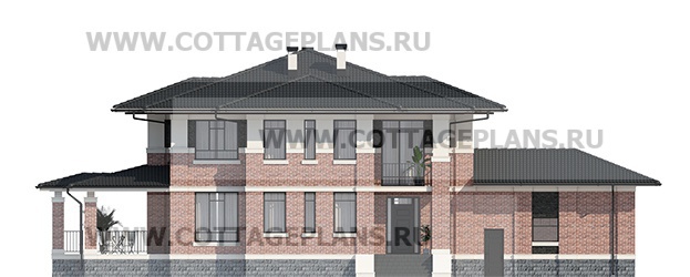 Фасады проект дома 200-85 общ. площадь 259,25 м2