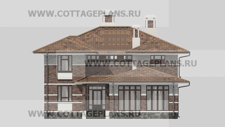 Фасады проект дома 13-19 общ. площадь 285,00 м2