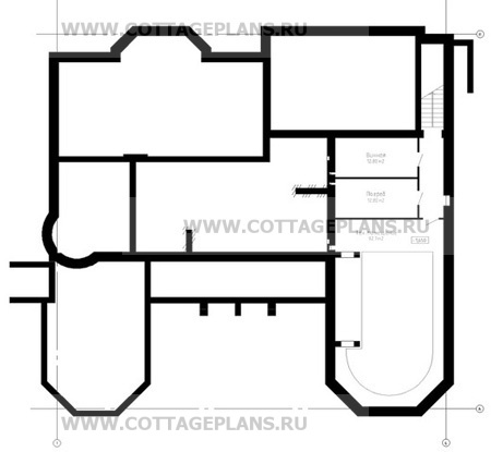 Поэтажные планы проект дома 47-59 общ. площадь 700,8 м2