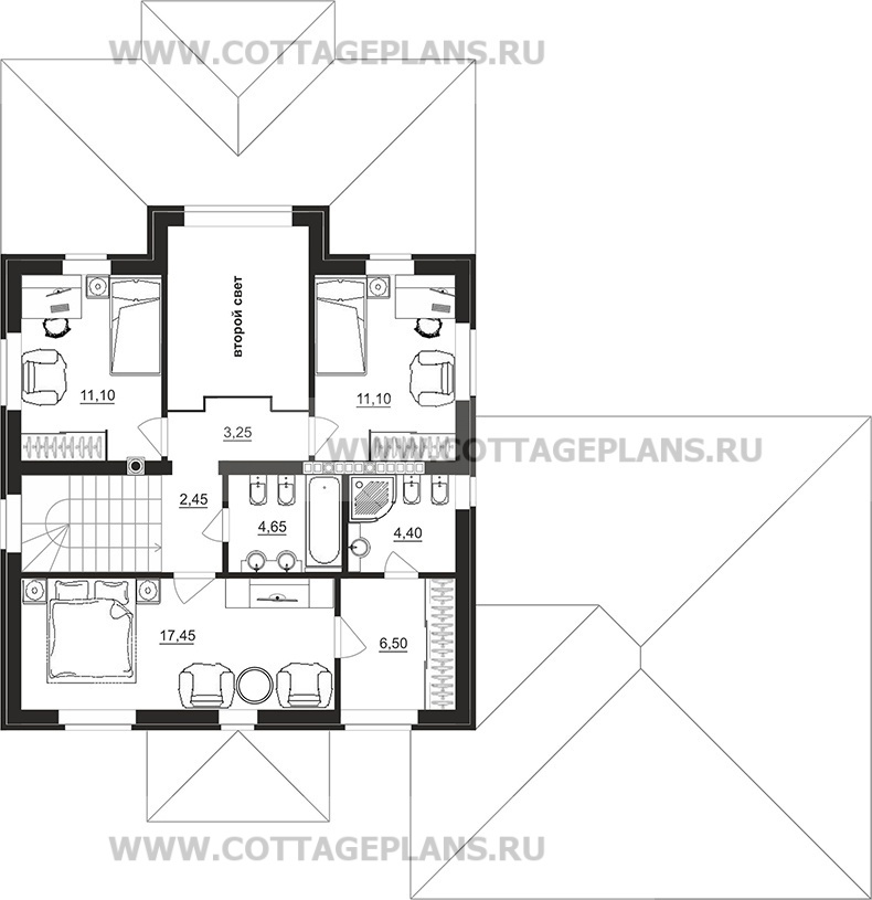Поэтажные планы проект дома 98-12 общ. площадь 228,25 м2