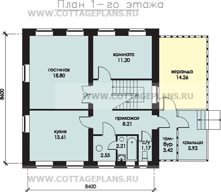 Поэтажные планы проект дома 59-64 общ. площадь 147,94 м2