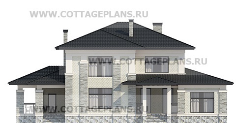 Фасады проект дома 206-06 общ. площадь 243,50 м2