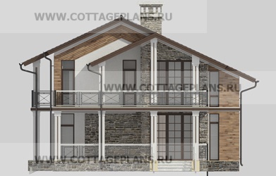 Фасады проект дома 09-00 общ. площадь 294,60 м2