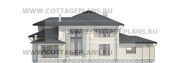 Фасады проект дома 102-79 общ. площадь 333,45 м2