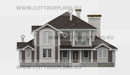 Фасады проект дома 76-40 общ. площадь 474,45 м2