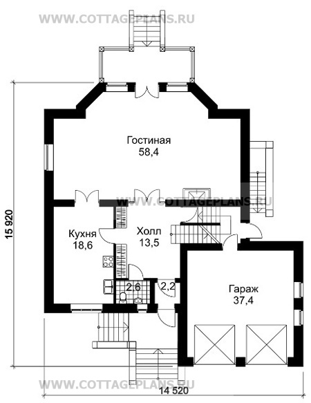 Поэтажные планы проект дома 30-21 общ. площадь 380,1м2