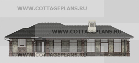 Фасады проект дома 24-46 общ. площадь 421,25 м2