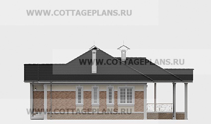 Фасады проект дома 08-18 общ. площадь 278,75 м2