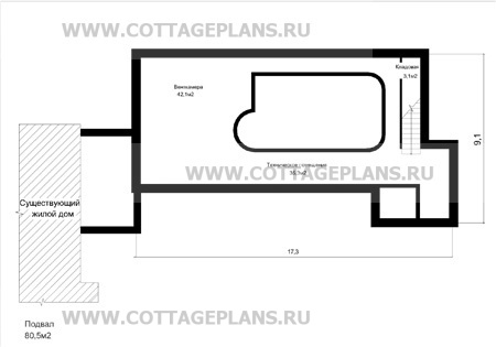 Поэтажные планы проект дома 35-96 общ. площадь 378,0м2