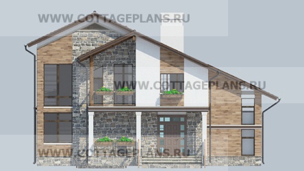 Фасады проект дома 15-31 общ. площадь 341,90 м2