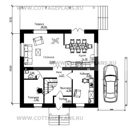 Поэтажные планы проект дома 20-10 общ. площадь 152,72 м2
