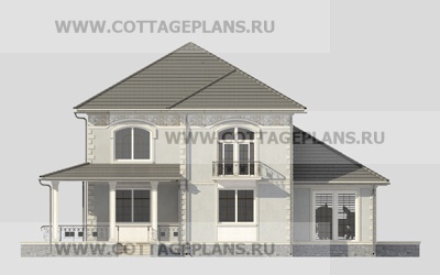 Фасады проект дома 22-87 общ. площадь 316,85 м2