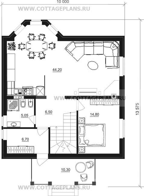 Поэтажные планы проект дома 14-20 общ. площадь 168,45 м2