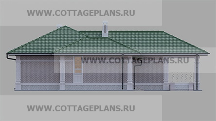 Фасады проект дома 28-07 общ. площадь 299,20 м2
