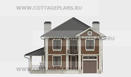 Фасады проект дома 75-15 общ. площадь 189,50 м2