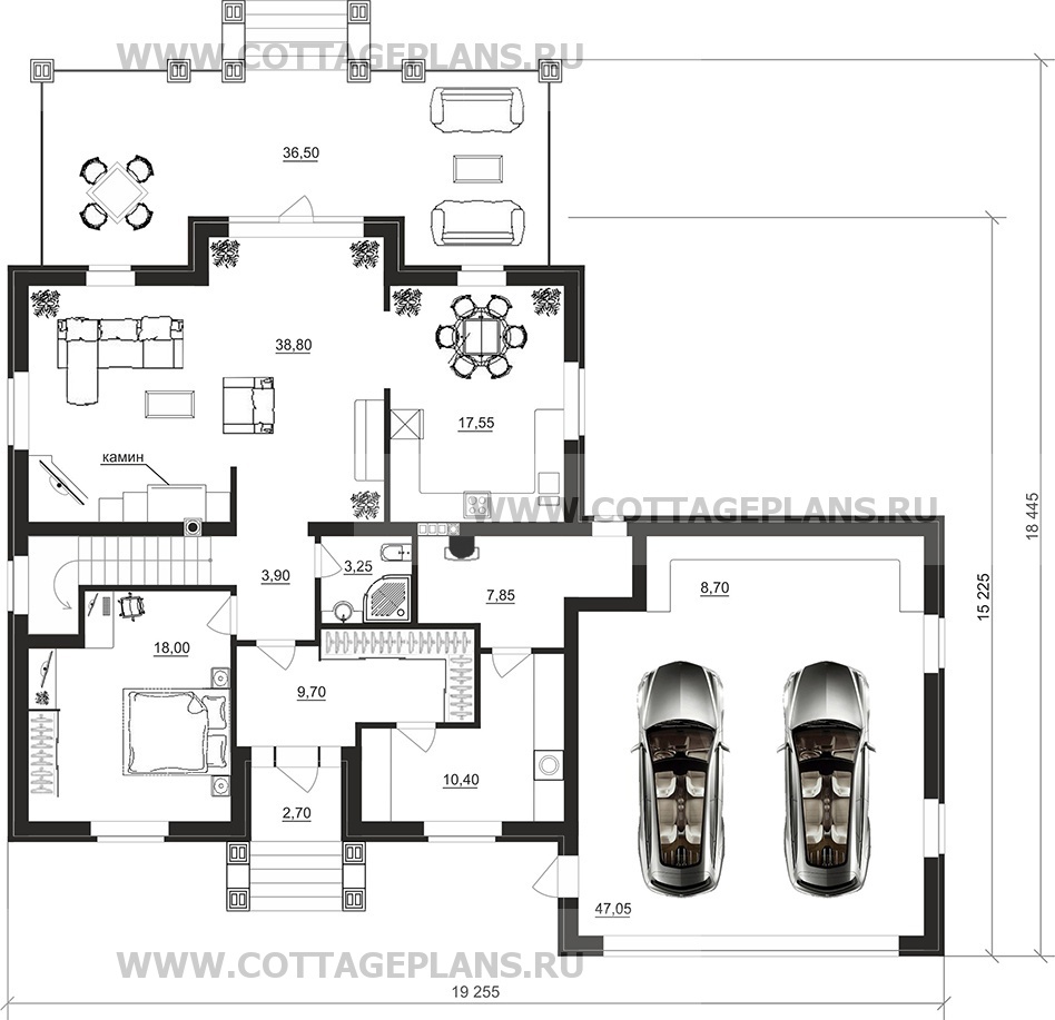 Поэтажные планы проект дома 29-77 общ. площадь 274,20 м2