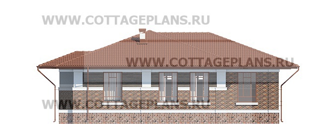 Фасады проект дома 201-55 общ. площадь 265,85 м2