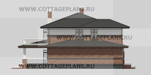 Фасады проект дома 14-39 общ. площадь 340,05 м2