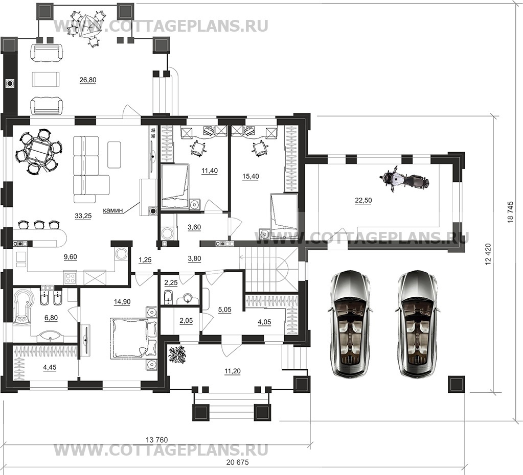 Поэтажные планы проект дома 08-62 общ. площадь 247,10 м2