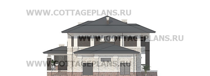 Фасады проект дома 202-78 общ. площадь 284,00 м2