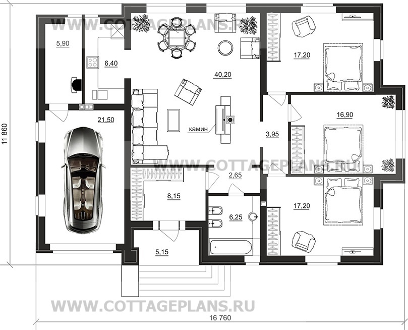 Поэтажные планы проект дома 100-55 общ. площадь 145,75 м2
