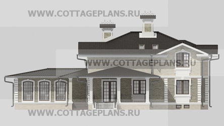Фасады проект дома 17-63 общ. площадь 509,10 м2