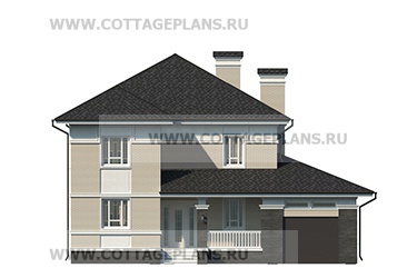 Фасады проект дома 206-98 общ. площадь 190,05м2