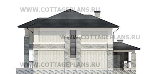 Фасады проект дома 102-87 общ. площадь 181,55 м2