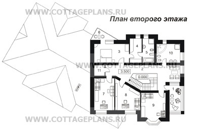Поэтажные планы проект дома 46-48 общ. площадь 401,0м2
