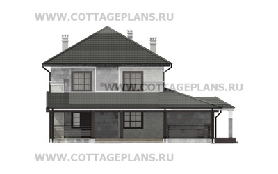 Фасады проект дома 87-66 общ. площадь 173,50 м2