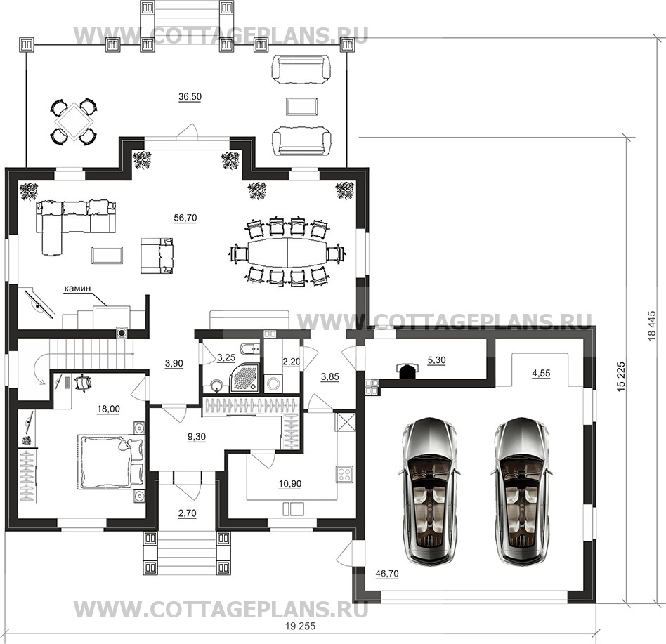 Поэтажные планы проект дома 77-93 общ. площадь 273,65 м2